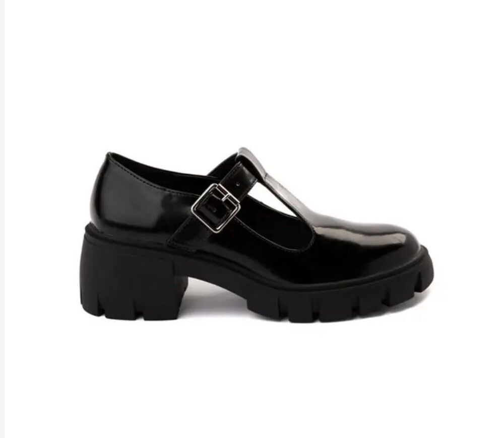 Madden Girl Platform Heel Mary Jane Black Sz 10M goth Grunge 90s Y2K NEW Haddie